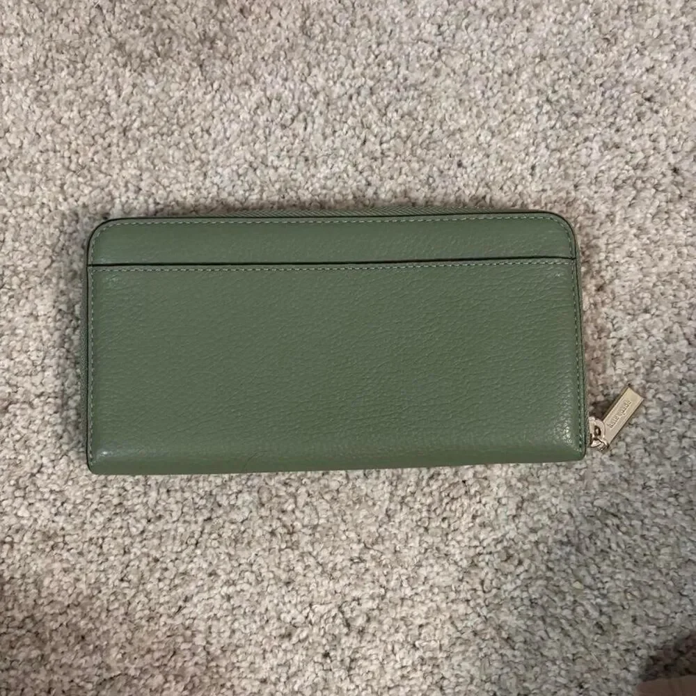 Kate-spade-new-york Women's Green and Khaki Wallet-purses